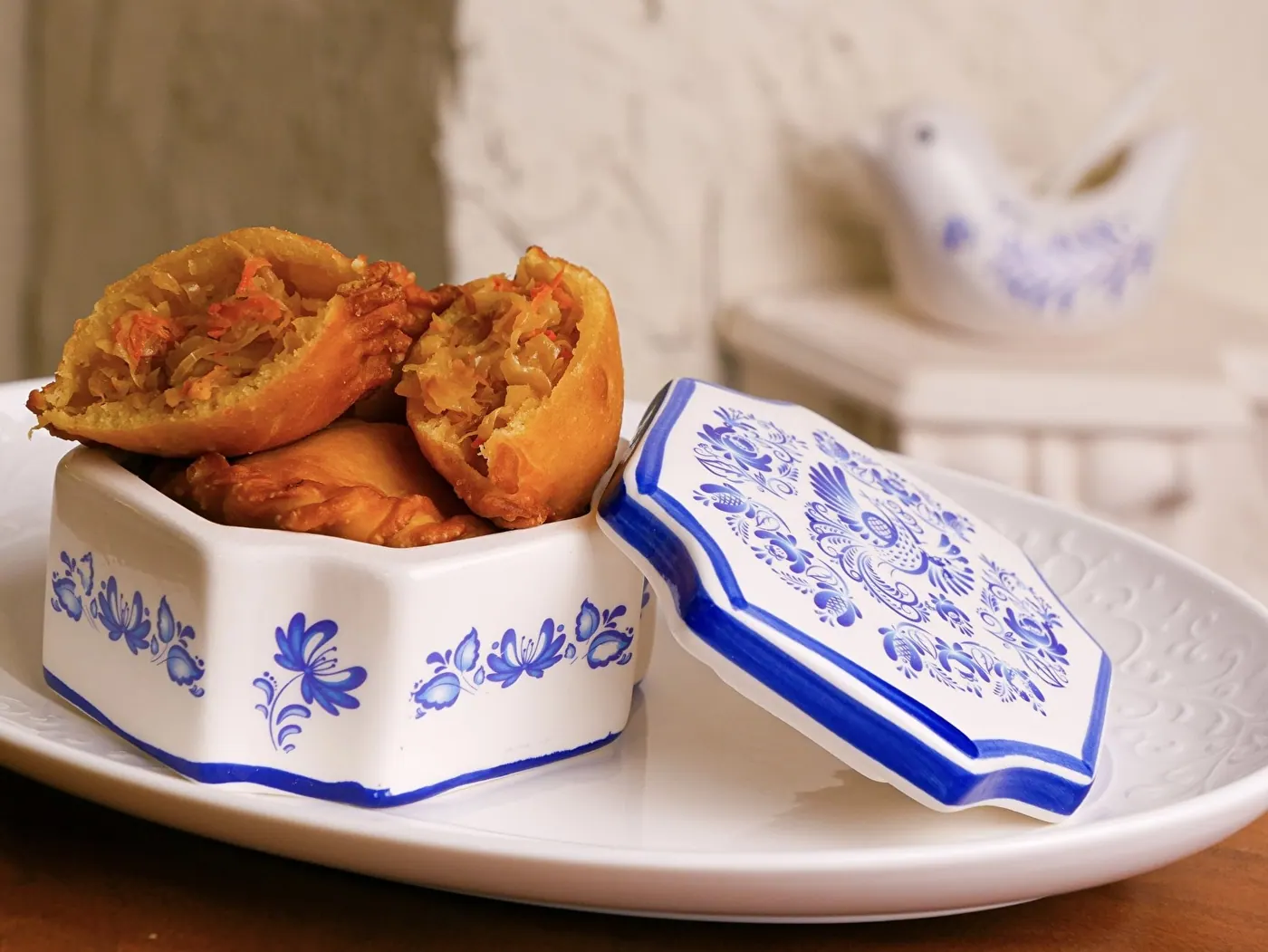 Пирожки «Карасики» с капустой